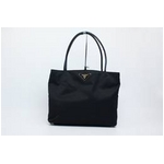 PRADA（プラダ） ショルダーバッグ ナイロン×エナメルコーティングレザー BR3854 NERO TESSUTO CITY