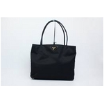 PRADA（プラダ） ショルダーバッグ ナイロン×エナメルコーティングレザー BR3854 NERO TESSUTO CITY