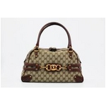 GUCCI（グッチ）　GGキャンバス　バンブー　ショルダーバッグ