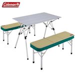 Coleman（コールマン） ピクニックベンチセット（ベージュ/グリーン） 170-7600