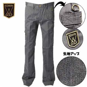 EDWIN GOLF(エドウィン ゴルフ) TC ストレッチ シューカットトラウザー KG512-002 グレー L