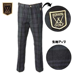EDWIN GOLF(エドウィン ゴルフ) TC ブラックウォッチ ストレッチ クラシックトラウザー 74cm KG503M L