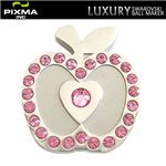 PIXMAGOLF（ピクシマゴルフ） スワロフスキーゴルフマーカー4点セット（Apple New）