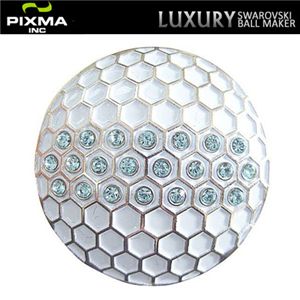 PIXMAGOLF(ピクシマゴルフ) スワロフスキーゴルフマーカー単品(Golfball Aqua Blue)