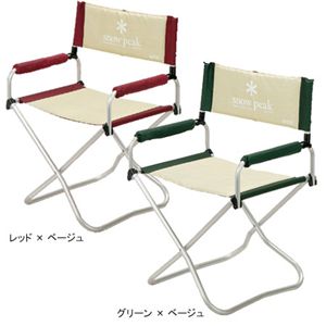 snowpeak(スノーピーク) パッドインチェアWIDE LV-055 レッド/ベージュ