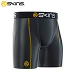 SKINS（スキンズ） SPORT ショーツ ブラック×イエロー B10001009 S