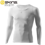SKINS（スキンズ） メンズロングスリーブトップ RY400 ホワイト B43005005 XL ホワイト