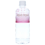 ナチュラルミネラルウォーター aqua aqua 500ml pink 1ケース24本