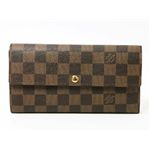 【中古A】LOUIS VUITTON（ルイヴィトン）ダミエファスナー長財布 N61734