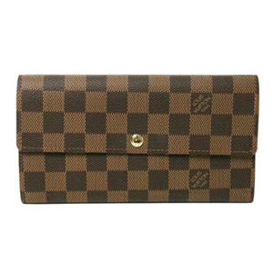 【新品同様】LOUIS VUITTON（ルイヴィトン）ダミエファスナー長財布 N61734 新品同様