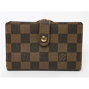 【中古A】LOUIS VUITTON(ルイヴィトン)ダミエがま口財布 N61664