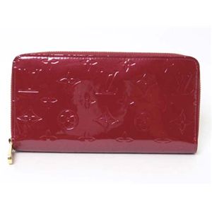 【中古A】LOUIS VUITTON（ルイヴィトン）ヴェルニジッピーウォレット ポムダムール M91981