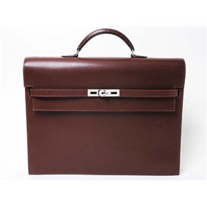 【新品同様】HERMES(エルメス) バッグ ケリーデペッシュ38 二つマチ リセ ボルドー シルバー金具