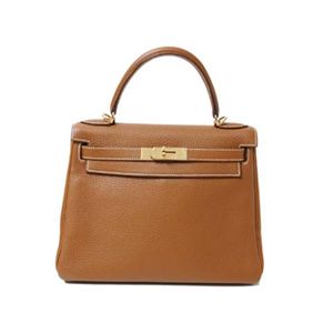 【新品同様】HERMES（エルメス） バッグ ケリー28 内 トリヨン ゴールド ゴールド金具