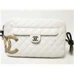 【中古AB】CHANEL（シャネル） カメラケース カンボンライン 白/パイソン