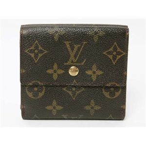 【中古B】LOUIS VUITTON（ルイヴィトン） Wホック財布 モノグラム M61652