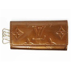 【中古B】LOUIS VUITTON（ルイヴィトン） キーケース ヴェルニ 4本 ブロンズ M91212