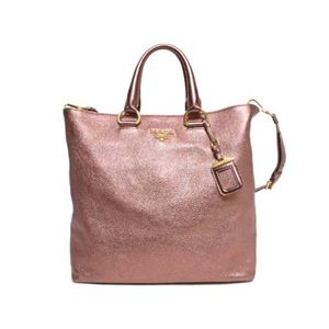 【現品限り】Prada（プラダ） 2WAY トートバッグ ピンク BN1713 【中古SA】