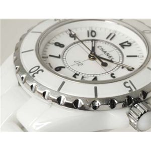 �y���i����zCHANEL�i�V���l���j J12 33mm �z���C�g�Z���~�b�N ���f�B�[�X �N�H�[�c H0968 �y����A�z