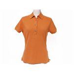 【現品限り】HERMES（エルメス） ポロシャツ コットン オレンジ 【新品同様】