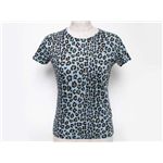 【現品限り】FENDI（フェンディ） Tシャツ コットン42% モダール42% ナイロン16% ブルー 【中古A】