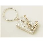 【現品限り】CHANEL（シャネル） キーリング バッグモチーフ シルバー925 シルバー 【中古AB】