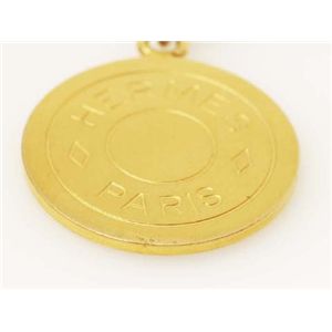【現品限り】HERMES(エルメス) セリエ ペンダントトップ ゴールド 【中古AB】