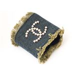 【現品限り】CHANEL（シャネル） ブレスレット ラインストーン デニム ブルー 【新品同様】