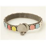【現品限り】CHANEL（シャネル） ブレスレット メッシュ シルバー/マルチカラー 【中古A】