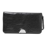 【現品限り】Celine（セリーヌ） ラウンドファスナー長財布 カーフ ブラック 106853 【新品同様】