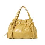 【現品限り】MIUMIU（ミュウミュウ） ショルダーバッグ リボン付き カーフ マスタードイエロー/GINESTRA RR1312 【未使用】