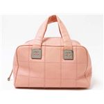 【現品限り】CHANEL（シャネル） ソフトキャビア ボストンバッグ キャビアスキン ピンク 【新品同様】