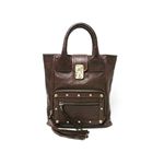 【現品限り】Chloe（クロエ） トートバッグ カーフ ブラウン 【中古A】