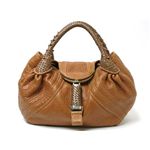 【現品限り】FENDI（フェンディ） スパイバッグ カーフ /ズッカ ナッパレザー ブラウン 8BR511 【中古AB】