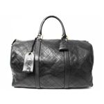 【現品限り】CHANEL（シャネル） ボストンバッグ カーフ 黒 【中古AB】