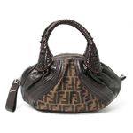 【現品限り】FENDI（フェンディ） スパイバッグ キャンバス カーフ ブラウン 【中古A】