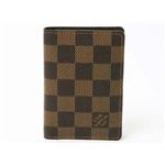 【現品限り】LOUIS VUITTON（ルイ ヴィトン） カードケース 名刺入れ ダミエキャンバス N61721 【新品同様】