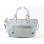 【現品限り】MIUMIU（ミュウミュウ） 2WAY ショルダーバッグ カーフ ブルー 【中古SA】