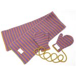 【現品限り】HERMES（エルメス） ベビーミトン&マフラー カシミア100% マルチカラー 【新品同様】