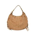 【現品限り】MIUMIU（ミュウミュウ） 2wayショルダーバッグ カーフ ライトベージュ 【中古B】