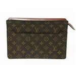 【現品限り】LOUIS VUITTON（ルイ ヴィトン） ポシェットオム セカンドバッグ モノグラムキャンバス モノグラム M51795 【中古B】