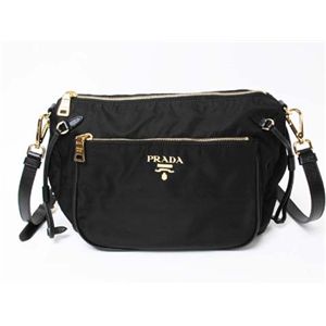 【現品限り】PRADA(プラダ) ショルダーバッグ BT0689 ナイロンキャンバス 黒 【未使用】