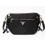 【現品限り】PRADA（プラダ） ショルダーバッグ BT0689 ナイロンキャンバス 黒 【未使用】