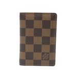 【現品限り】LOUIS VUITTON（ルイ ヴィトン） 名刺入れ ダミエキャンバス N61721 【中古SA】