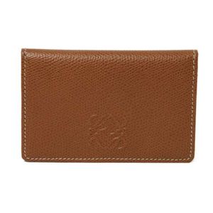 【現品限り】Loewe（ロエベ） カードケース カーフ キャメル 112.55.345 【未使用】