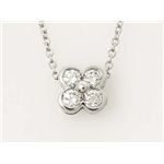 【現品限り】Tiffany（ティファニー） ネックレス 4P Pt950 ダイヤ プラチナ 【中古A】