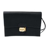 【現品限り】HERMES（エルメス） サックアデペッシュ セカンドバッグ オーダー品 フィヨルド インディゴブルー 刻印:F 【中古SA】