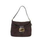 【現品限り】FENDI（フェンディ） マンマバケット スエード ブラウン 【中古A】