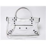 【現品限り】BALENCIAGA（バレンシアガ） ザ ファースト ゴートスキン ホワイト 【中古AB】