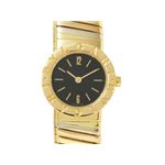 【現品限り】BVLGARI（ブルガリ） トゥボガス K18スリーカラー 時計 K18YG WG PG 文字盤:黒 BB232T 【中古A】